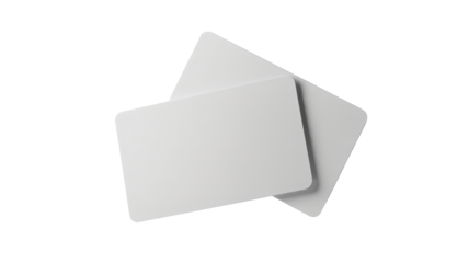 Sleek blank cards offer endless design possibilities and creative use