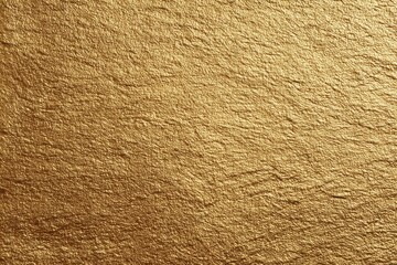 Elegant golden background with textured surface, enhancing luxury and richness, perfect for sophisticated designs or promotional materials. Shiny reflections add depth and visual appeal