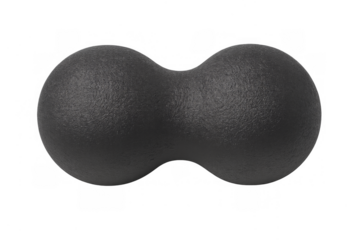 Black peanut massage roller for muscle recovery