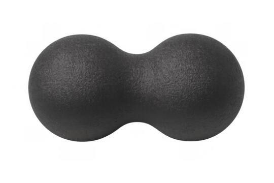 Black peanut massage roller for muscle recovery