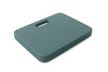 Blue-green kneeling pad for garden and work