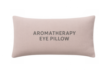 Aromatherapy eye pillow for relaxation and sleep concept