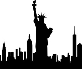 statue of liberty vector illustration © Adi