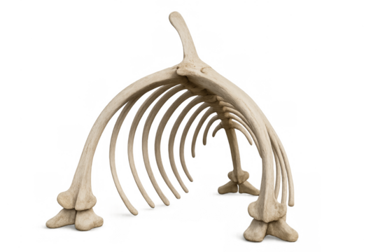 Human rib cage skeleton bone structure anatomy