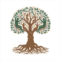 The Majestic Tree of Life Symbolizing Unity Growth and Family Connection