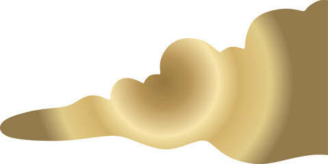 Golden Gradient Cloud