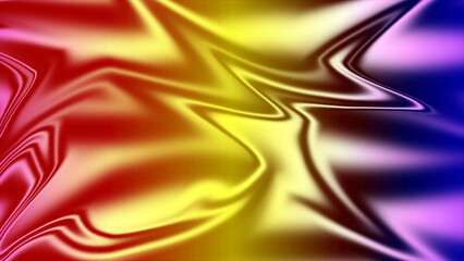 Naklejka premium Abstract multicolor fluid art with vibrant wavy textures and modern creative design concept