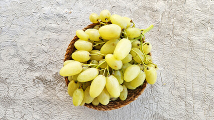 Razaki is a large, conical, moderately dense grape variety, is large, cylindrical or ellipsoidal, with a golden-yellow or white-yellow color. The skin is moderately thin and often transparent