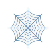 An intricate, symmetrical spiderweb illustration, capturing the essence of nature's delicate architecture