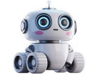  AI, advanced chatbot, or robot thinking 3d HD images isolated on a white background are best for creating artificial intelligence technology logos. communication, cyberspace, and cybersecurity