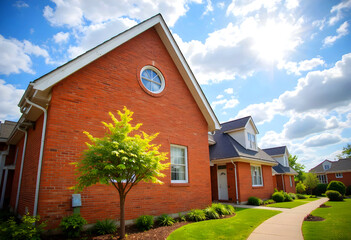 A brand-new, contemporary detached bungalow with a block-paved driveway. UK