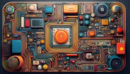 knolling of electronics