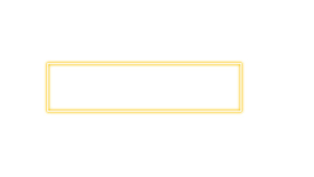 A bold rectangular design of yellow and white lines pops against a dark background.