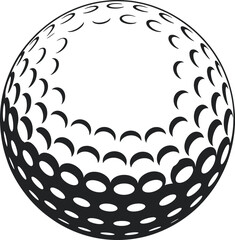 Modern abstract spherical pattern design, creative optical illusion ball art, black and white circular texture, geometric 3D concept illustration
