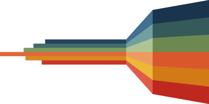 Retro Perspective Stripes