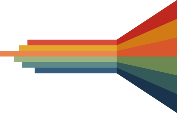 Groovy Rainbow Stripes