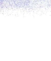 Falling Blue and Purple Glitter Dust Border