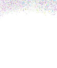 Abstract Multicolored Glitter Sprinkles Overlay