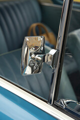 old vintage car door mirror 