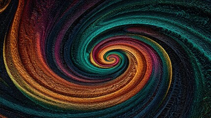 Digital Abstract Rendition of Despair, Sciatica, and Emotional Turmoil in Vivid Colors