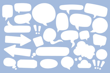 Speech Bubbles and Arrows Graphic