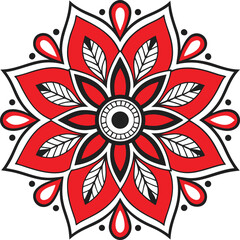 Mandala Pattern Stencil doodles sketch