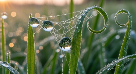 dew on grass