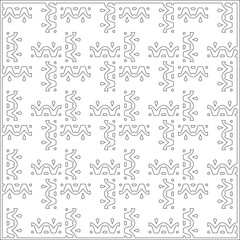 Simple line patterns. Digital design.Black and white pattern for web page, textures, card, poster, fabric, textile. Abstract Wallpaper with repeating shapes.