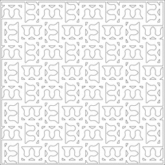 Simple line patterns. Digital design.Black and white pattern for web page, textures, card, poster, fabric, textile. Abstract Wallpaper with repeating shapes.