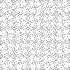 Simple line patterns. Digital design.Black and white pattern for web page, textures, card, poster, fabric, textile. Abstract Wallpaper with repeating shapes.