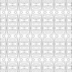 Simple line patterns. Digital design.Black and white pattern for web page, textures, card, poster, fabric, textile. Abstract Wallpaper with repeating shapes.