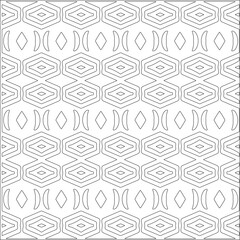 Simple line patterns. Digital design.Black and white pattern for web page, textures, card, poster, fabric, textile. Abstract Wallpaper with repeating shapes.