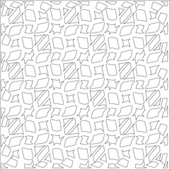Simple line patterns. Digital design.Black and white pattern for web page, textures, card, poster, fabric, textile. Abstract Wallpaper with repeating shapes.