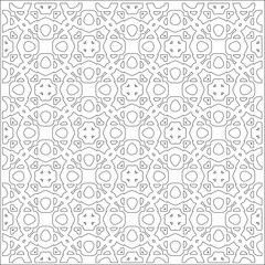 Simple line patterns. Digital design.Black and white pattern for web page, textures, card, poster, fabric, textile. Abstract Wallpaper with repeating shapes.