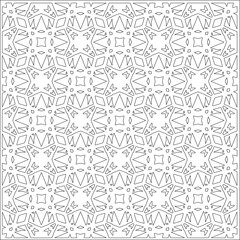 Simple line patterns. Digital design.Black and white pattern for web page, textures, card, poster, fabric, textile. Abstract Wallpaper with repeating shapes.