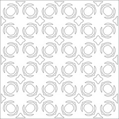 Simple line patterns. Digital design.Black and white pattern for web page, textures, card, poster, fabric, textile. Abstract Wallpaper with repeating shapes.
