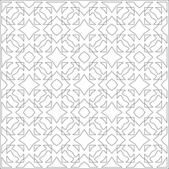Simple line patterns. Digital design.Black and white pattern for web page, textures, card, poster, fabric, textile. Abstract Wallpaper with repeating shapes.
