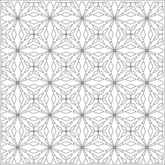 Simple line patterns. Digital design.Black and white pattern for web page, textures, card, poster, fabric, textile. Abstract Wallpaper with Repeating ornament.