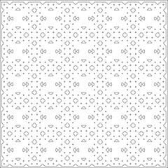 Simple line patterns. Digital design.Black and white pattern for web page, textures, card, poster, fabric, textile. Abstract Wallpaper with Repeating ornament.