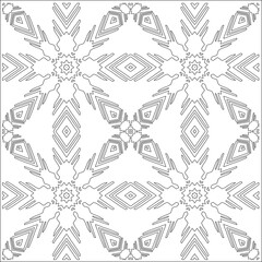 Fototapeta premium Simple line patterns. Digital design.Black and white pattern for web page, textures, card, poster, fabric, textile. Abstract Wallpaper with Repeating ornament.