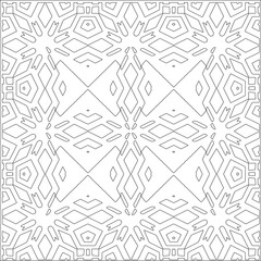 Simple line patterns. Digital design.Black and white pattern for web page, textures, card, poster, fabric, textile. Abstract Wallpaper with Repeating ornament.