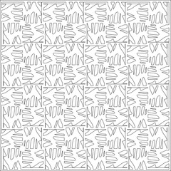 Simple line patterns. Digital design.Black and white pattern for web page, textures, card, poster, fabric, textile. Abstract Wallpaper with Repeating ornament.