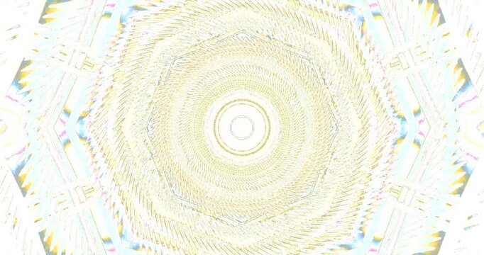 Colorful tunnel visual art loop displaying dynamic motion and patterns for a captivating screensaver experience