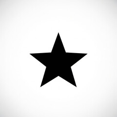 Obraz premium black and white star