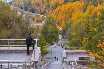 29 September 2025, Medeo Shymbulak Mountain Resort, Almaty City, Kazakhstan
