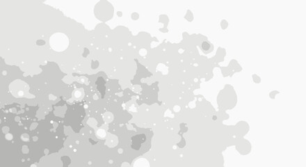 A delicate watercolor splash in varying shades of gray creates a soft, ethereal effect, perfect for adding a subtle artistic touch to designs and backgrounds.