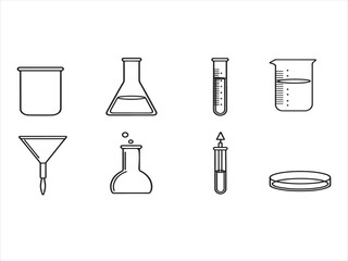 Laboratory Essentials icons include laboratory glassware and equipment.