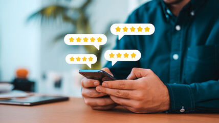 Customer reviews on mobile phone create trust and credibility, boosting sales and loyalty, a great way to improve the customer experience today