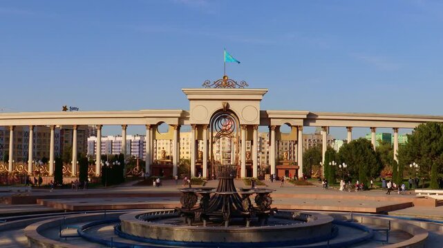 31 August 2025. Al Farabi Avenue, First President's Park in Almaty