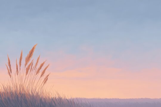 Abstract painterly background with soft pastel colors